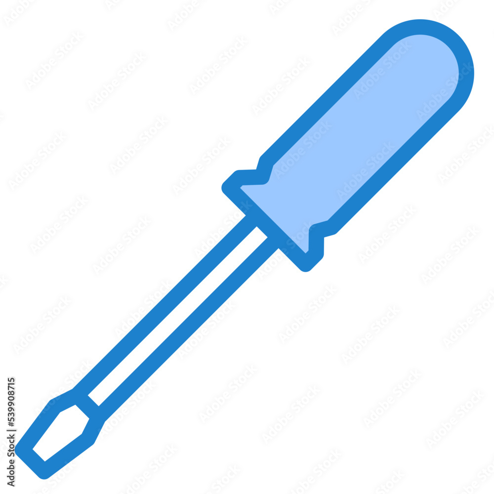 Screwdriver blue style icon Screwdriver blue style icon
