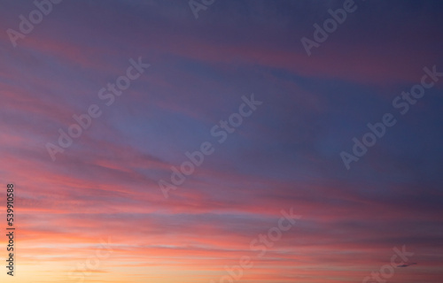 Fototapeta Naklejka Na Ścianę i Meble -  sunset sky with clouds