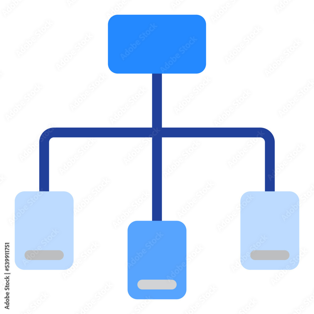 Flow Chart flat style icon Flow Chart flat style icon