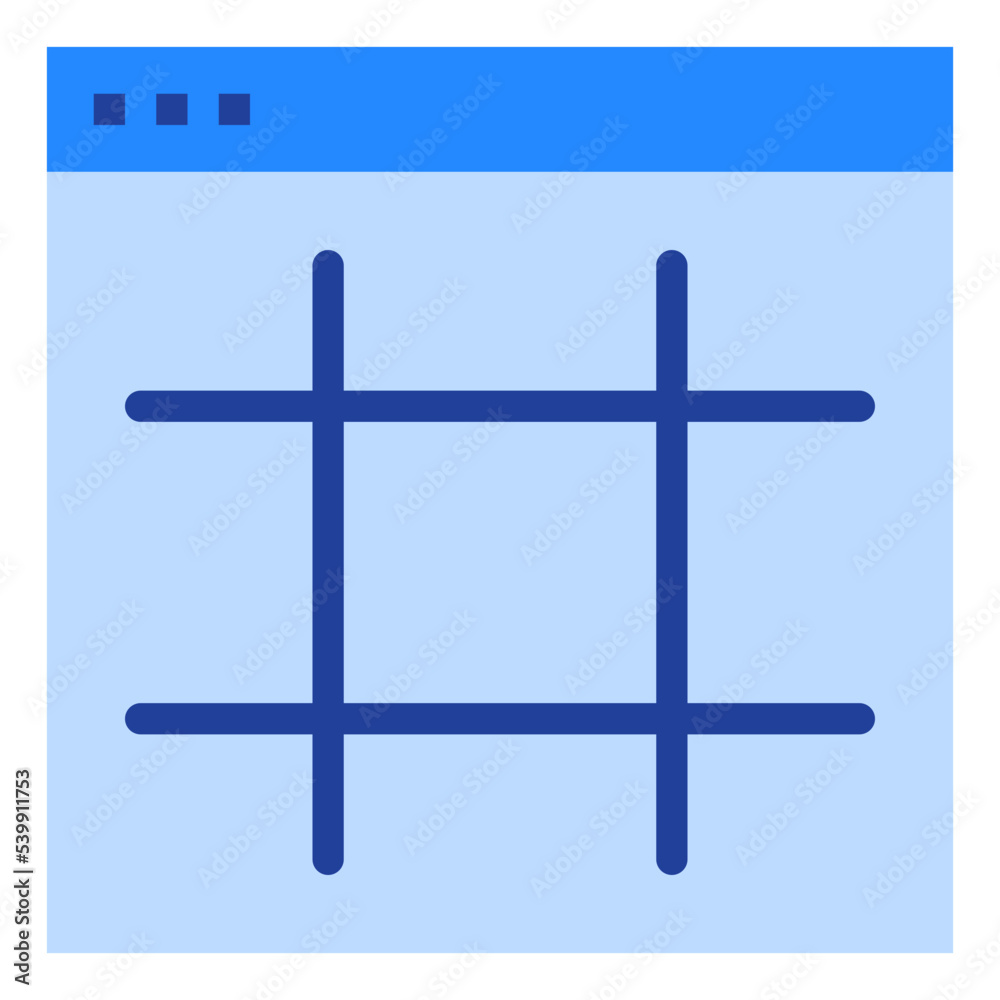 Grid flat style icon Grid flat style icon