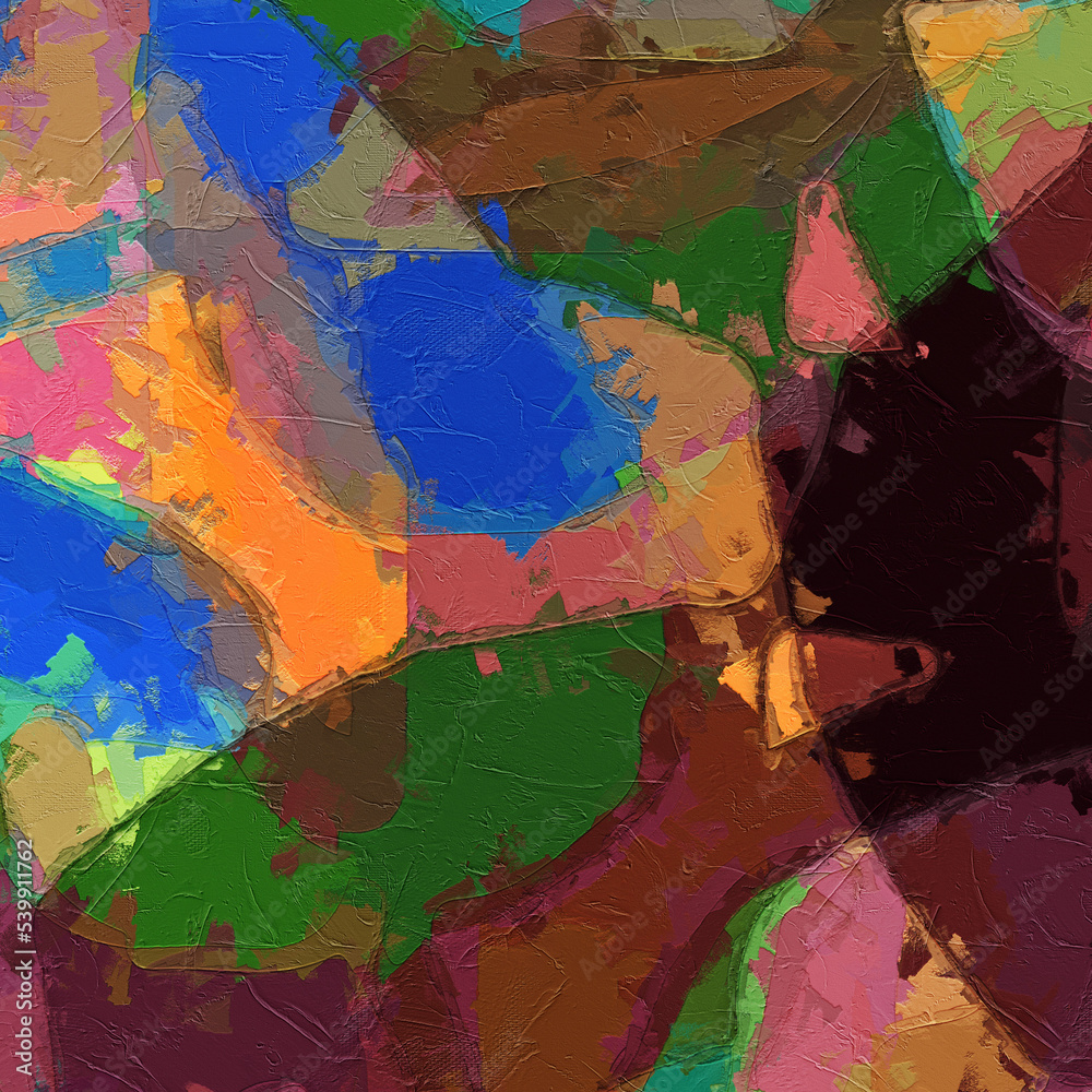 Fototapeta premium abstract colorful geometric texture illustration