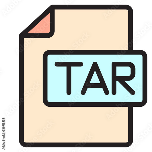 TAR color line style icon