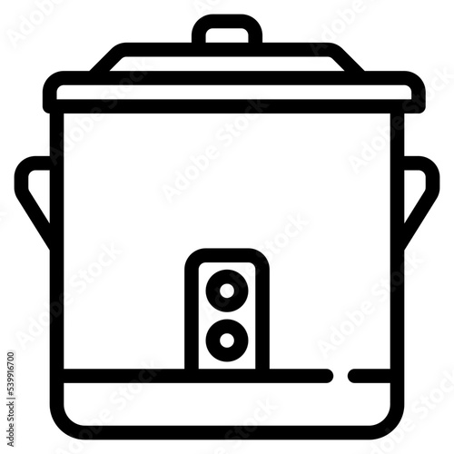 Kitchen outline style icon