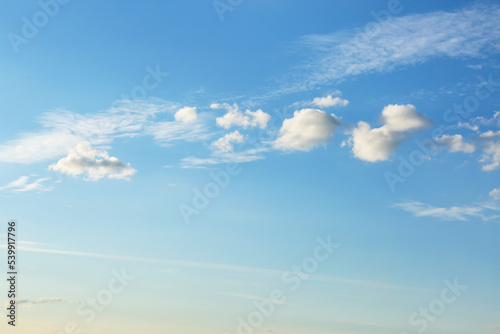 View of blue sky with clouds