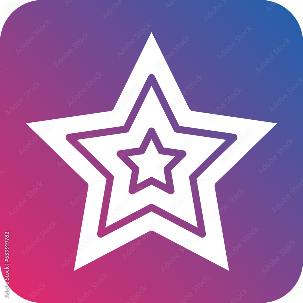 Obraz premium Star Icon Style