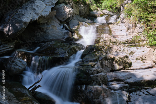 landagoien waterfall  irati jungle  Navarra  Spain