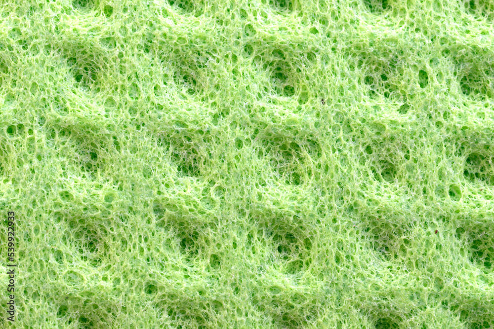 Green sponge detail texture, sponge texture background Green sponge detail texture, sponge texture background