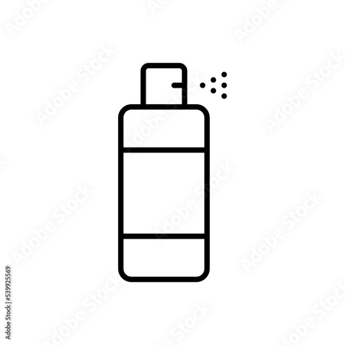 sanitizer line icon