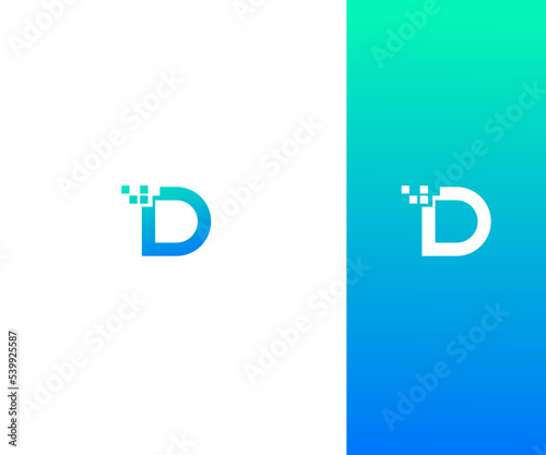 D Letter Logo Vector Template Abstract Monogram Symbol