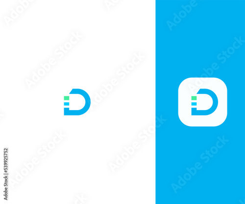 D Letter Logo Vector Template Abstract Monogram Symbol