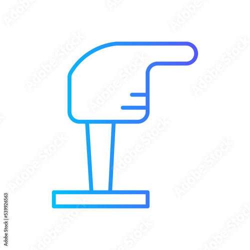 vaccum cleaner gradient icon