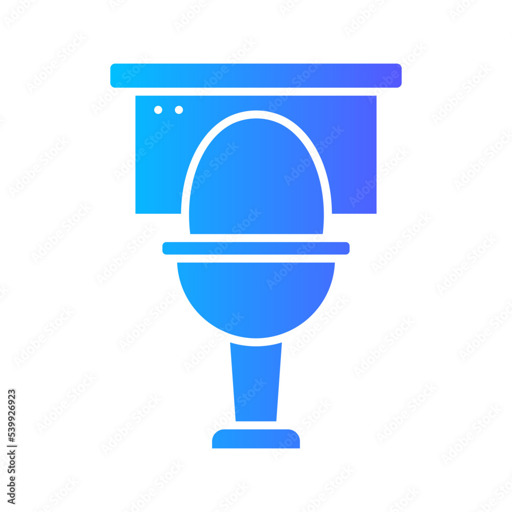 toilet gradient icon toilet gradient icon