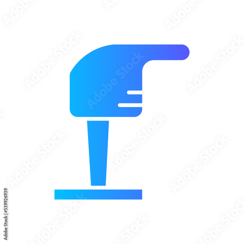 vaccum cleaner gradient icon