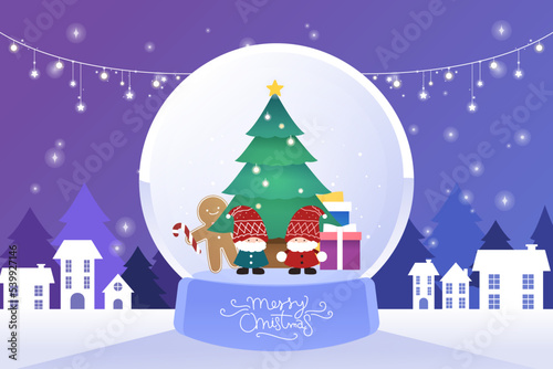 Cozy Christmas background illustration  © DAWOOL