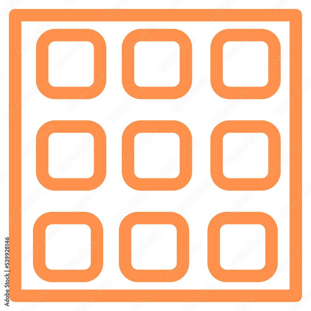 applications interface apps menu grid line icon