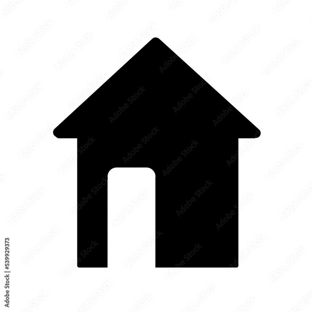 house icon isolated on transparent background house icon isolated on transparent background