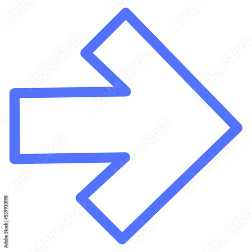 arrow right direction direction east right line icon