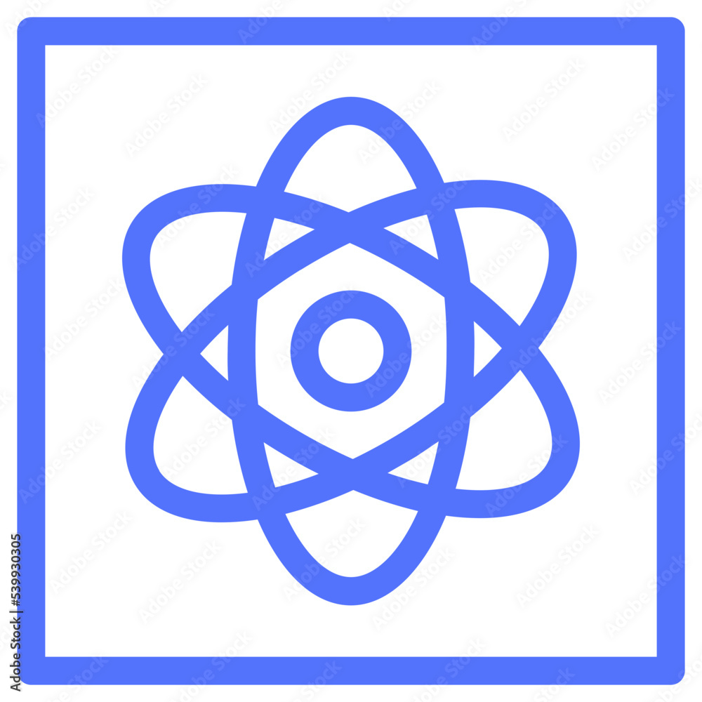 atom atomic nuclear line icon atom atomic nuclear line icon