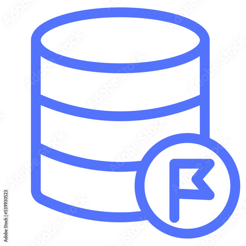 flag flag data flag database line icon