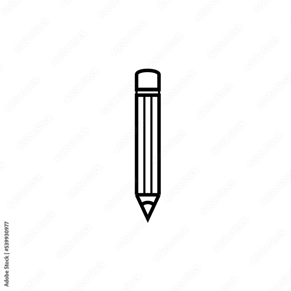 illustration vector graphic of pencil ,good for your project