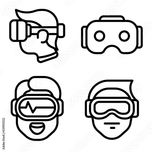 VR 3D Illustration Icon