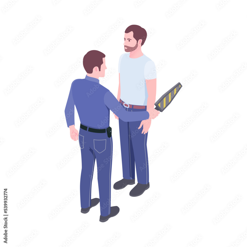 Isometric Airport Security