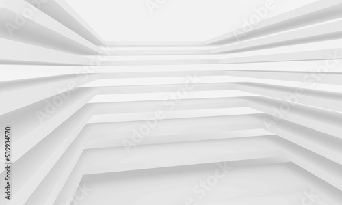 白い空間イメージ3DCGイラスト