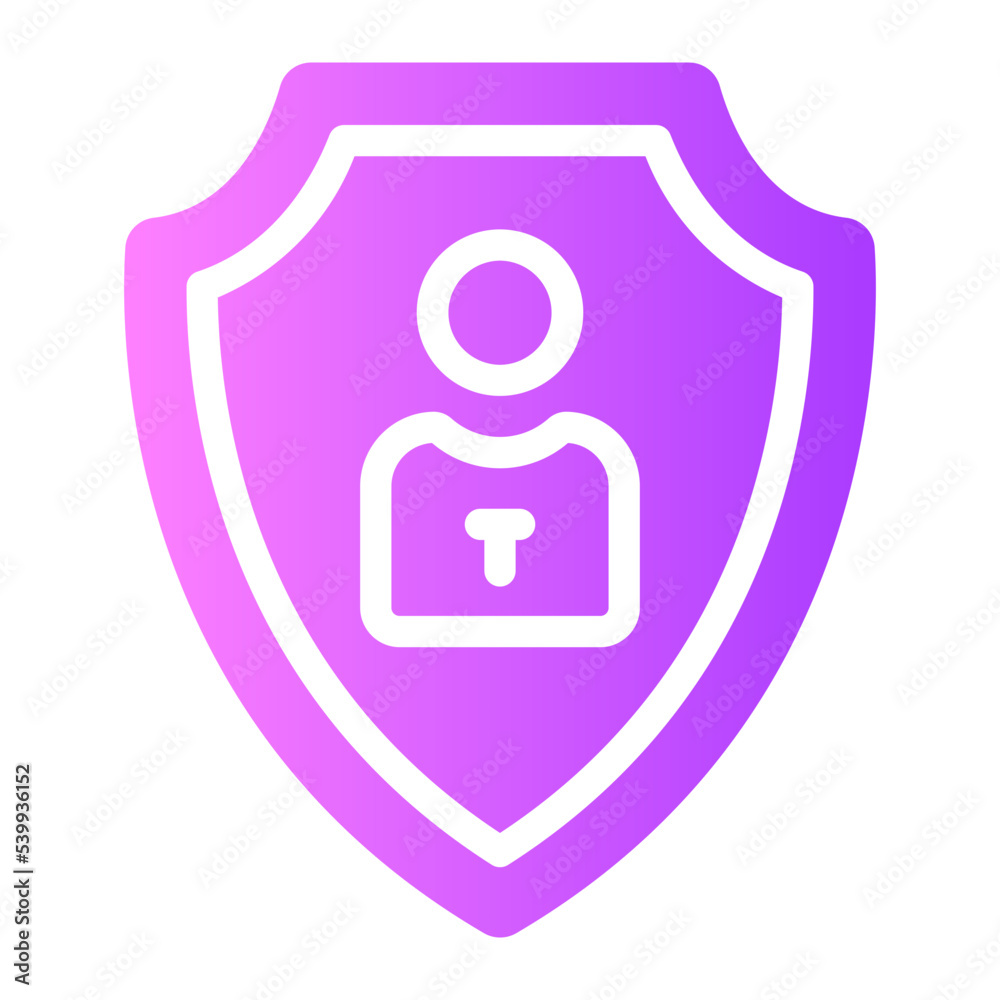Privacy gradient icon Privacy gradient icon
