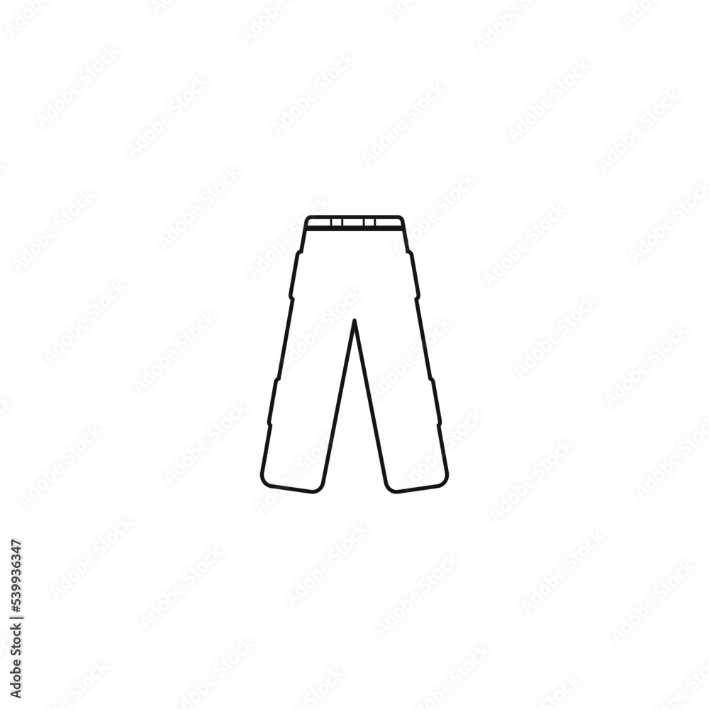 pants icon vector logo design illustration pants icon vector logo design illustration