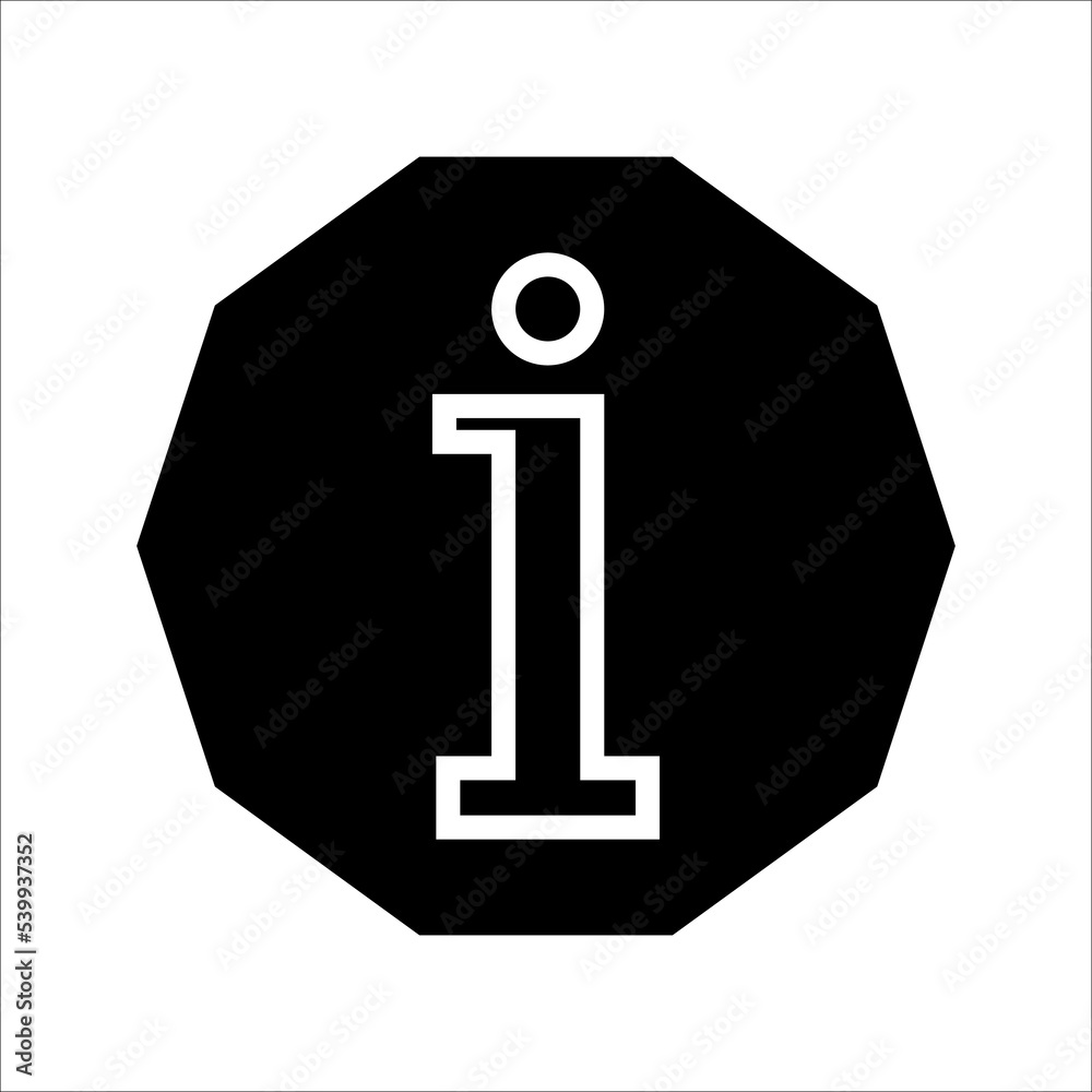 Faq information icon vector and detail icon symbol, on white background.