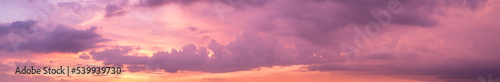 パノラマ　panorama 夕焼け　