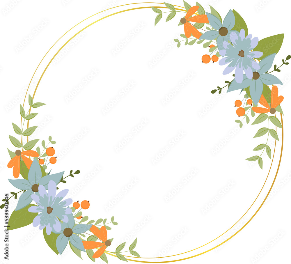 Flower Frame Wreath Wedding Decoration