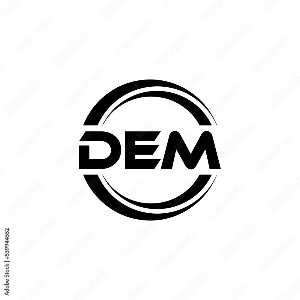 DEM letter logo design with white background in illustrator, vector logo modern alphabet font overlap style. calligraphy designs for logo, Poster, Invitation, etc. DEM letter logo design with white background in illustrator, vector logo modern alphabet font overlap style. calligraphy designs for logo, Poster, Invitation, etc.