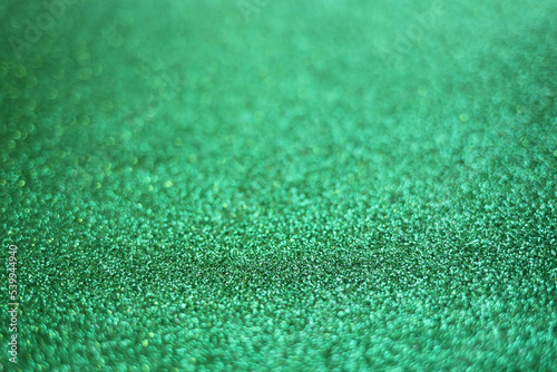 green glitter texture background close up