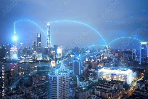 Image of 5g Internet of Things concept in Guangzhou, China