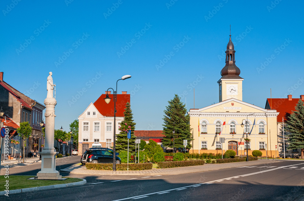 Town hall in Babimost, Lubusz Voivodeship, Poland