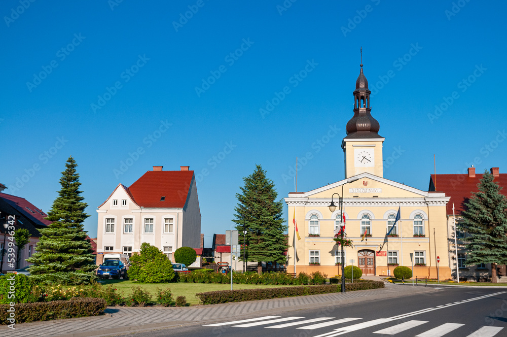 Town hall in Babimost, Lubusz Voivodeship, Poland	
