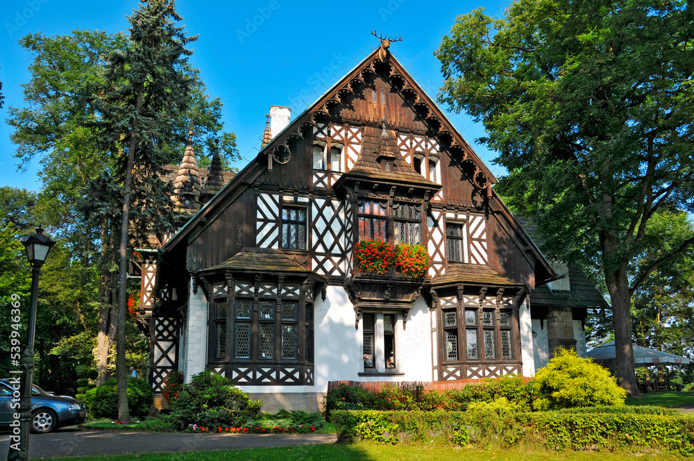 Hunting palace in Promnice, Silesian Voivodeship, Poland
Hunting palace in Promnice, Silesian Voivodeship, Poland
