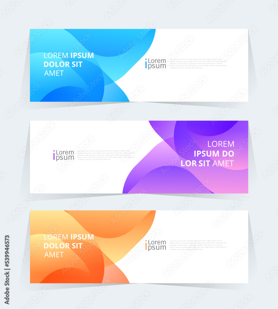Geometric banner design with Vector presentation template. Geometric banner design with Vector presentation template.