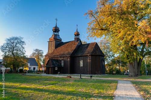 Church of All Saints in Rychnow, Greater Poland Voivodeship, Poland
