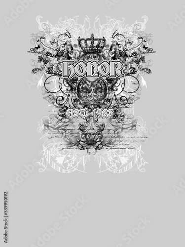 mix slogan print design on plain ground