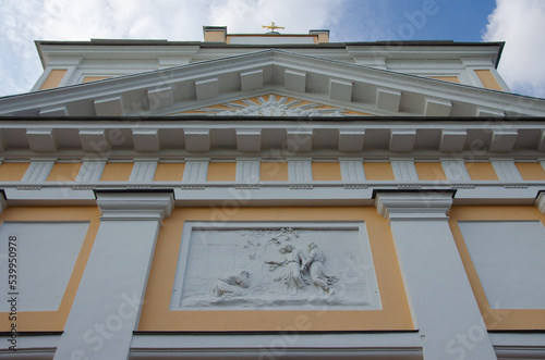 18.08.2022 St. Petersburg . Bell Tower Holy Trinity Alexander Nevsky Lavra © Helena