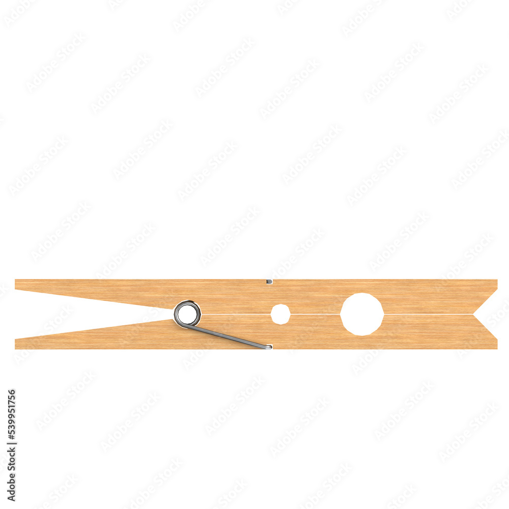 3d rendering illustration of a clothespin 3d rendering illustration of a clothespin