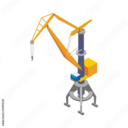 Port Crane Illustration