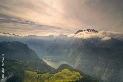 Mountain View Panorama from Jenner to Königsee Berchtesgadener Land