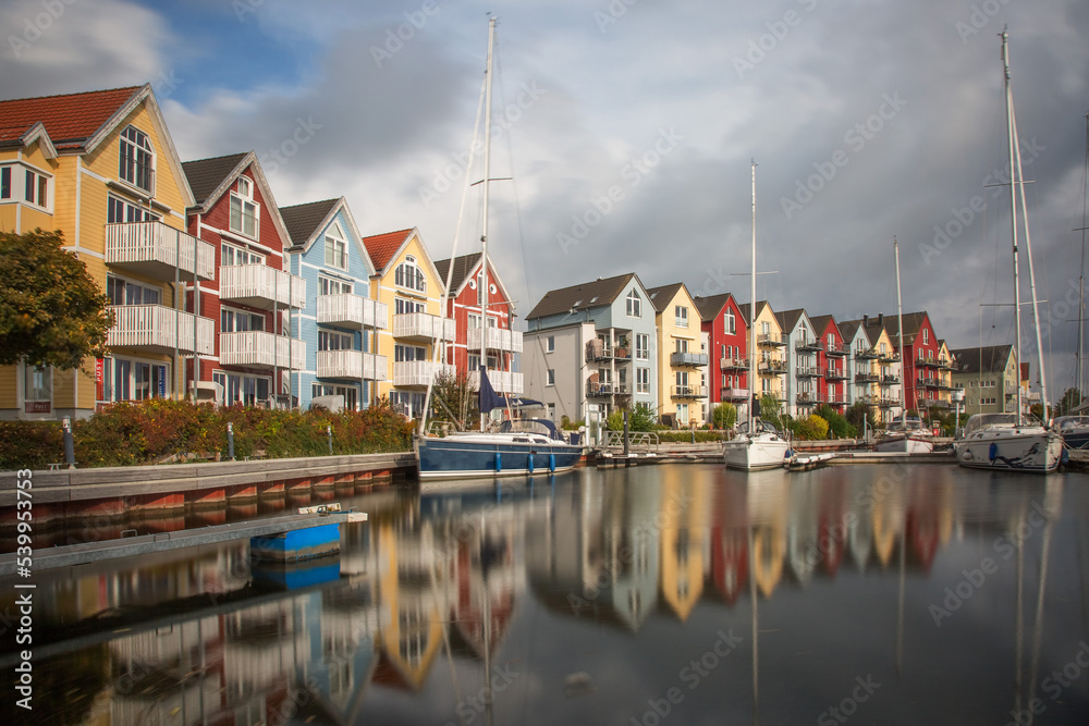 Fototapeta premium Yachthafen in Greifswald