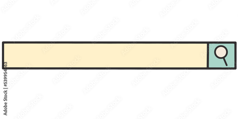 Pastel Search Bar Browser Element