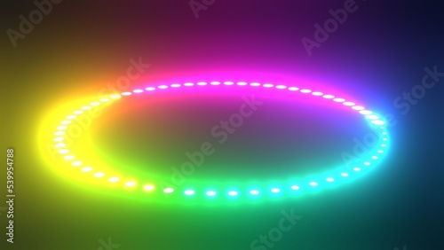 LED, Licht, leuchten, bunt, rotieren, laden, Fortschritt, Loading, rund, aktiv, dynamisch, bewegung