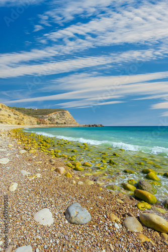 beach called Praia de Cabanas Velhas, Algarve, Portugal photo