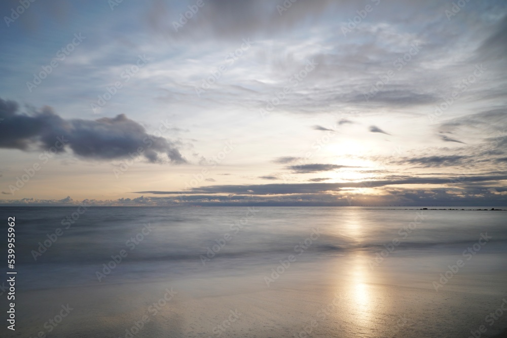 Sonnenuntergang Nordseeküste 